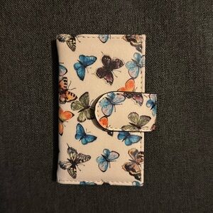 Colorful Kohl’s Butterfly Wallet Faux Leather